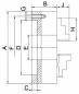 Preview: Bernardo standard 3-jaw chuck PS3-125