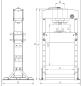 Preview: Bernardo PWK 100 F Pneumatic workshop press