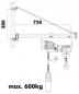 Preview: SA600750 Holzmann Schwenkarm fuer ESZ