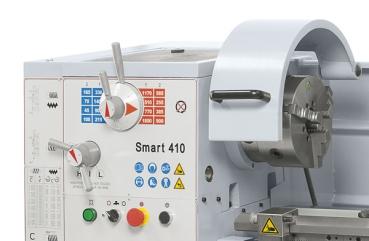 Bernardo Smart 410 x 1500 universal lathe with digital display