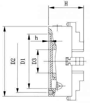 Bernardo Standard-4-Backenfutter DK12-200