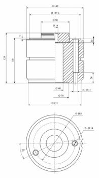 Bernardo Schnellwechsel-Stahlhalter System Multifix Größe D
