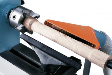 Bernardo extraction for woodturning machines