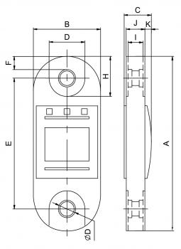 Bernardo ID 250 crane scales