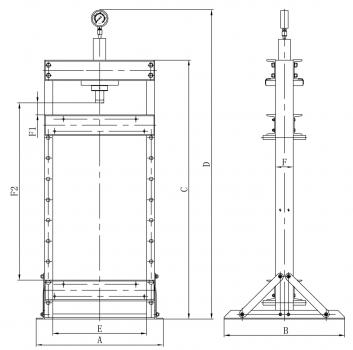 Bernardo PWK 20 F Pneumatic Workshop press