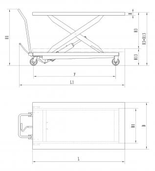 Bernardo TG 1000 lifting table