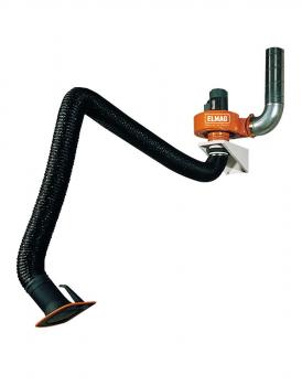 ELMAG exhaust air set with suction arm 2m in hose design