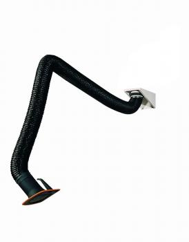 ELMAG suction arm 2m, 150mm in hose version vertical mounting