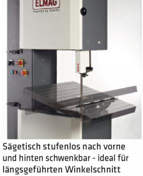 ELMAG 450 V BAUER Vertikal-Bandsägemaschine