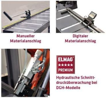 ELMAG ERGONOMIC 320.258 DGH BOMAR Metall-Bandsaege