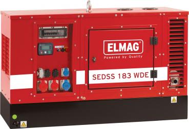 ELMAG SEDSS 183WDE-AVR-DSE4520 - Stage 3A Stromerzeuger mit KUBOTA-Motor D1105 (super-schallgedämmt)