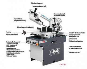 ELMAG SPECIAL 330 CSO MACC Metall-Bandsägemaschine