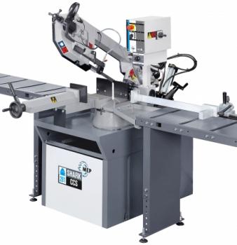 Zimmer MEP SHARK 281 CCS band saw machine with semi-automatic lowering