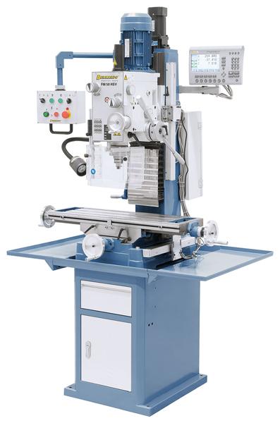 Bernardo milling machine drilling machine FM 50 HSV incl. 3-axis digital readout