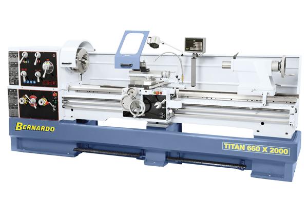 Bernardo Titan 660 x 2000 universal lathe with digital display