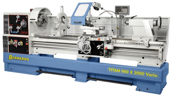 Bernardo Universaldrehmaschine mit stufenloser Drehzahl Titan 660 x 3000 Vario