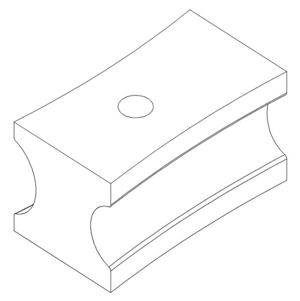 Bernardo Gleitschuh 1-1/2 W (diam. 38,1) x 2 W (diam. 50,8) für BM 60 A