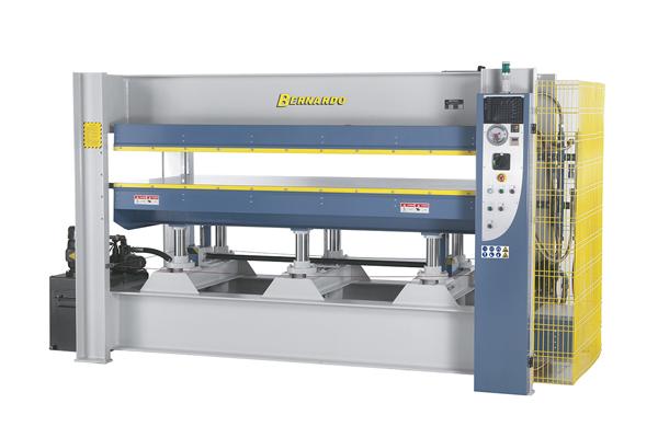 Bernardo veneer press with three shelves HFPS 120-3 / 3000
