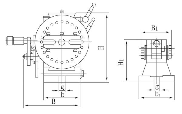 Bernardo semi-universal dividing head BS-0