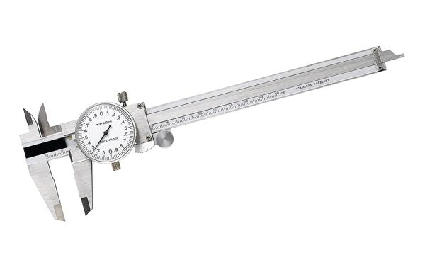 Bernardo pocket calliper gauge with round scale 300 mm / 0.02 mm