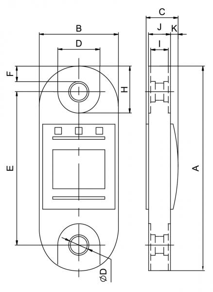 Bernardo ID 250 crane scales