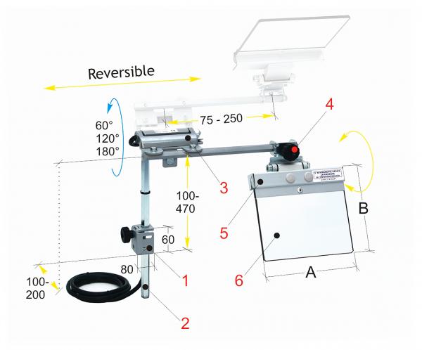 Bernardo PMA 10/216 Protective device for grinding machine