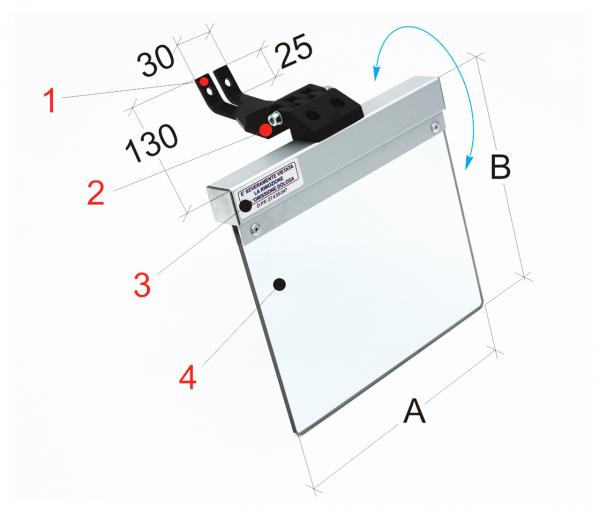 Bernardo PMA 2/216 Protective device for grinding machine