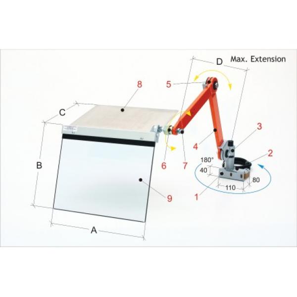 Bernardo PTO 10/350 Schutzeinrichtung für Drehmaschine