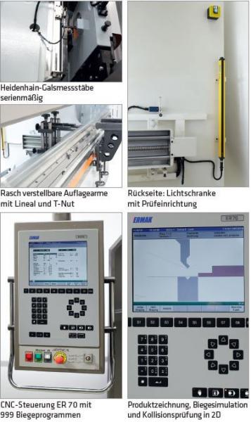 ELMAG Hydraulische Abkantpresse 3-Achsen Mod. CNC-HAP 2600x100t