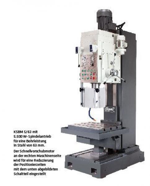 ELMAG KSBM 5/63 box column drill