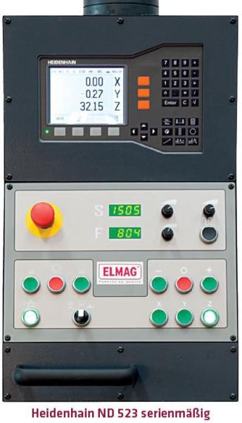 ELMAG WFM 620 - Heidenhain PREMIUM-Werkzeugfräsmaschine