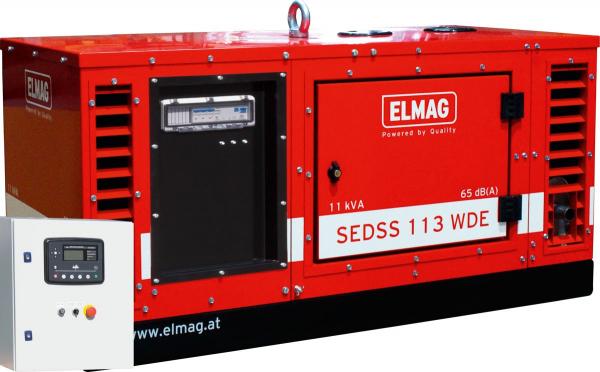 ELMAG SEDSS 113WDE-AVR-DSE4520 Generator with KUBOTA motor D722 (super sound insulated)