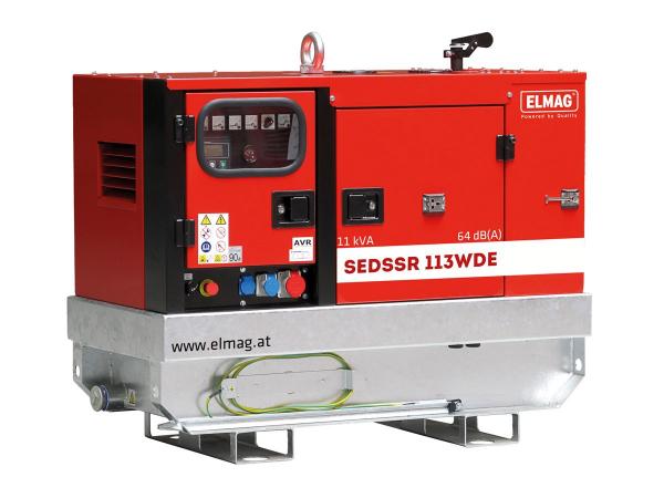 ELMAG SEDSSR 44WDE-AVR-DSE4520 - Stage 3A generator with KUBOTA engine V3800DIT (super soundproofed, rental version)