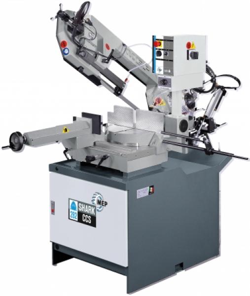 Zimmer MEP SHARK 282 CCS band saw machine with semi-automatic lowering